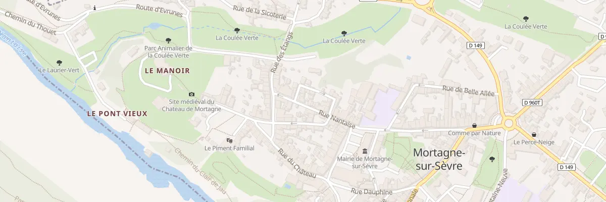 Plan du 47 Rue nantaise à Mortagne-sur-Sèvre