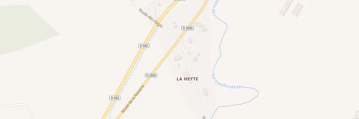 Plan du 36 Rte de Clermoun à Osserain-Rivareyte
