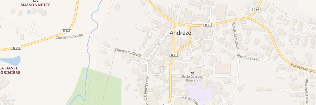 Plan du 12 Rue du Pére Allard à Beaupréau-en-Mauges