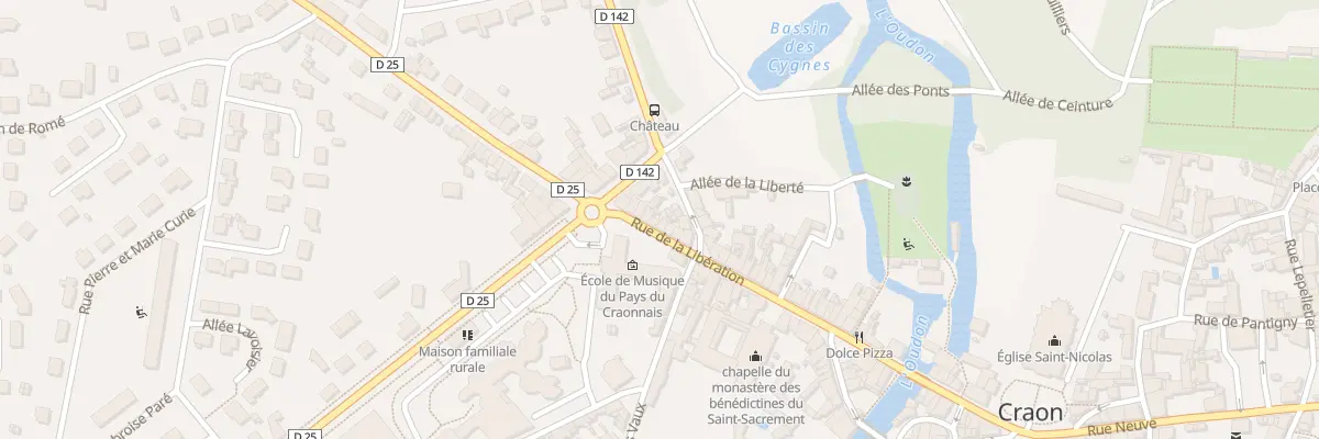 Plan du 54 Rue de la Libération à Craon