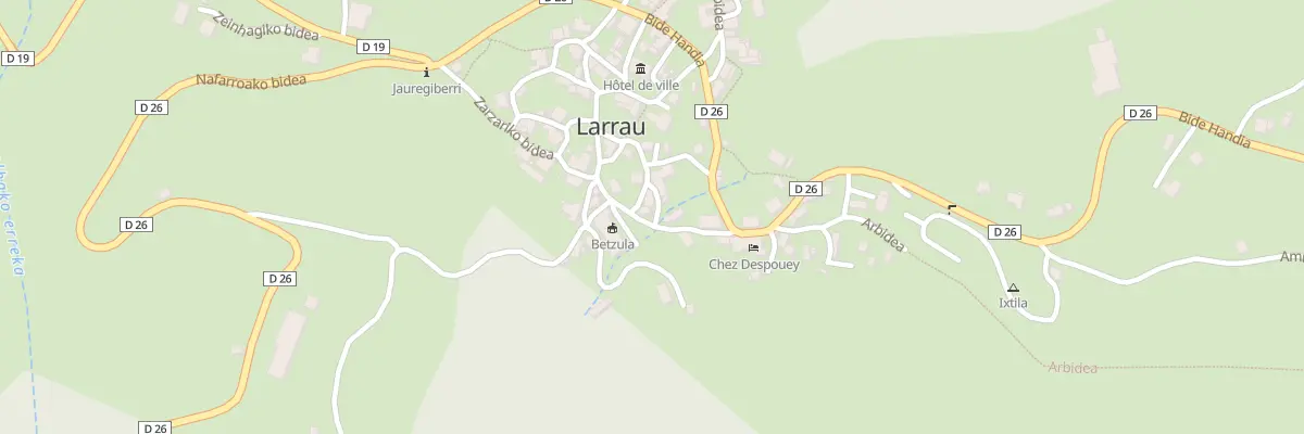 Plan du 5016 Village à Larrau