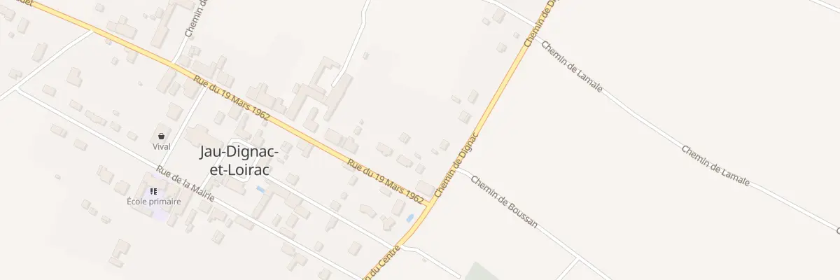 Plan du 24 Rue du 19 Mars 1962 à Jau-Dignac-et-Loirac