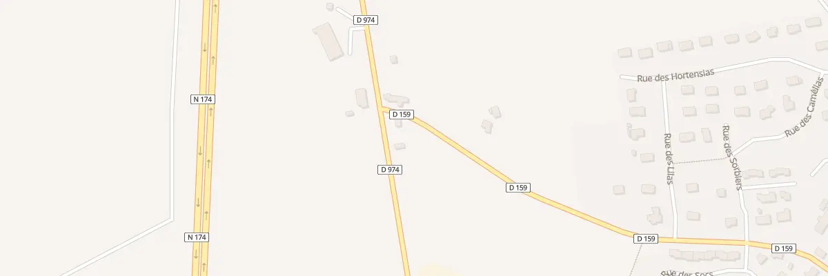 Plan du 1 Rte du Domaine - Guilberville à Torigny-les-Villes