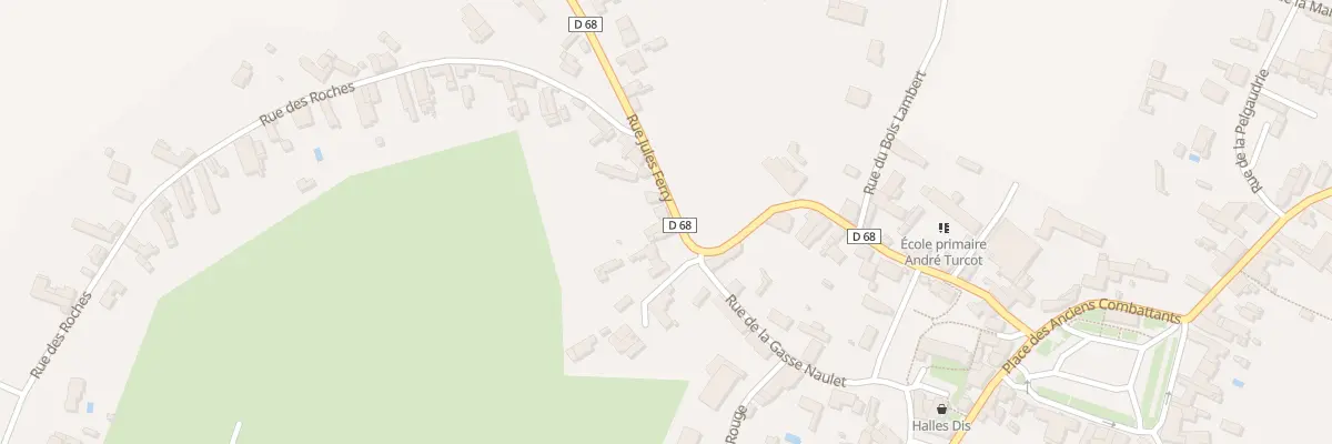 Plan du 19 Rue jules ferry au Langon