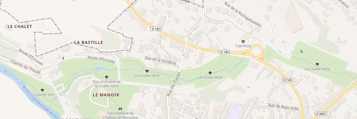Plan du 1 Rue de la sicoterie à Mortagne-sur-Sèvre