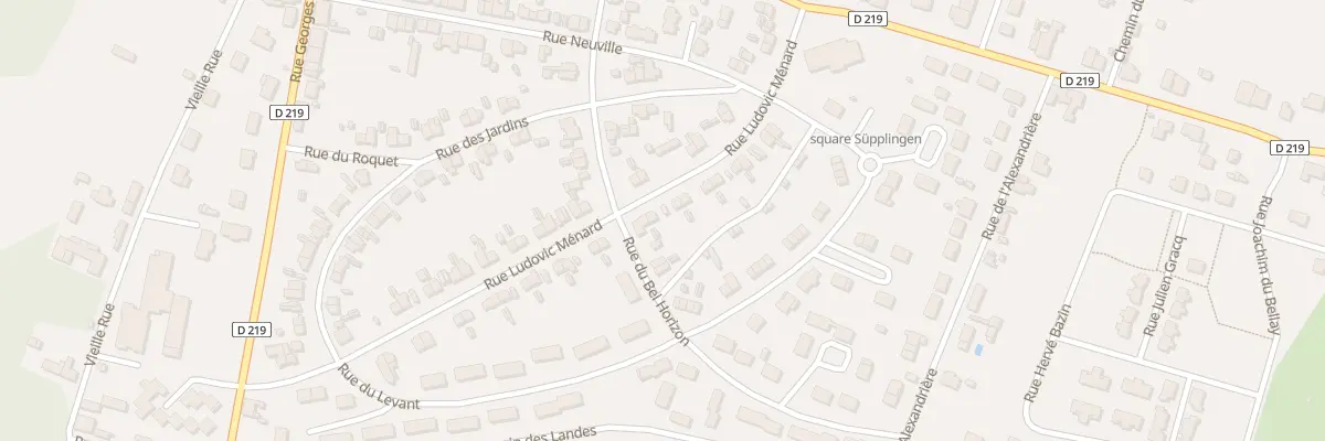 Plan du 17 Rue Ludovic Ménard à Segré-en-Anjou Bleu