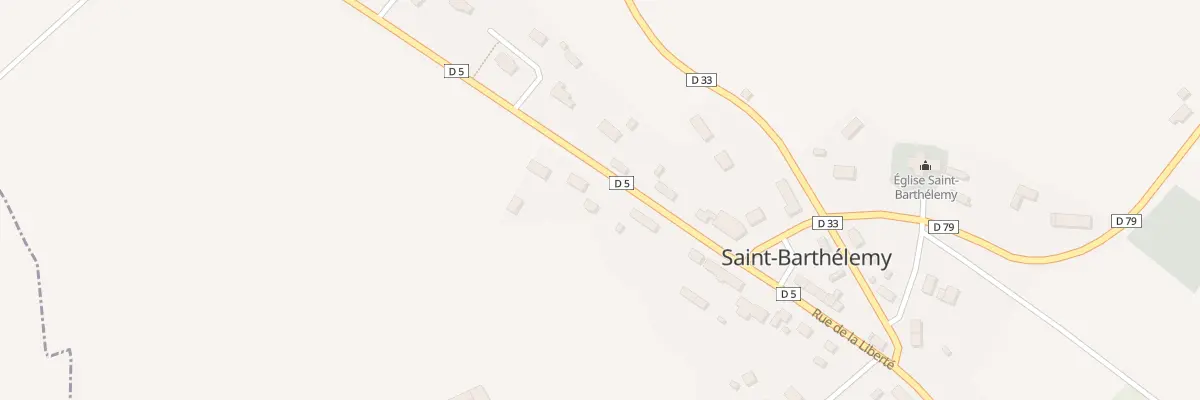 Plan du 23 Rue de la Liberté à Saint-Barthélemy