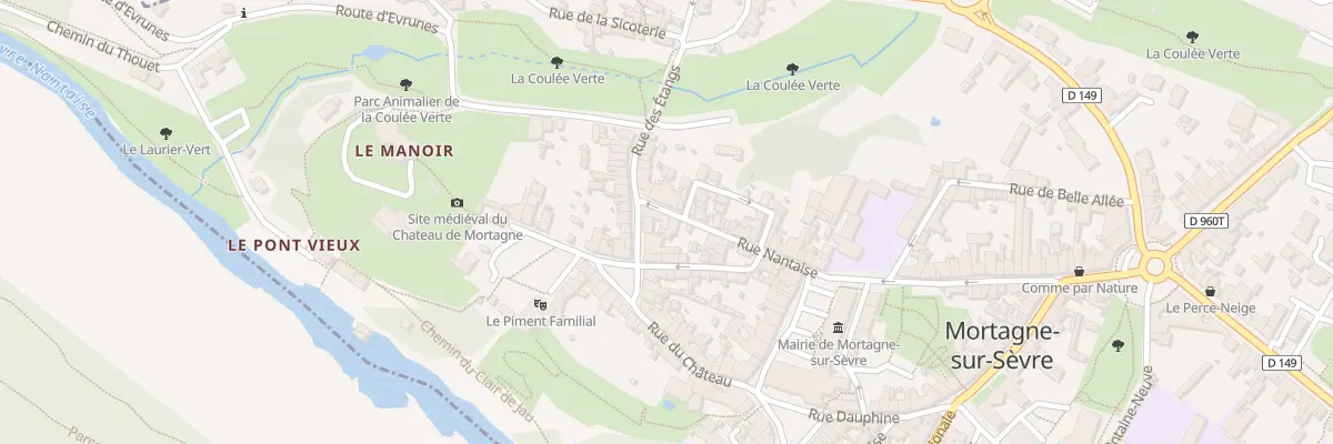 Plan du 26 Rue nantaise à Mortagne-sur-Sèvre