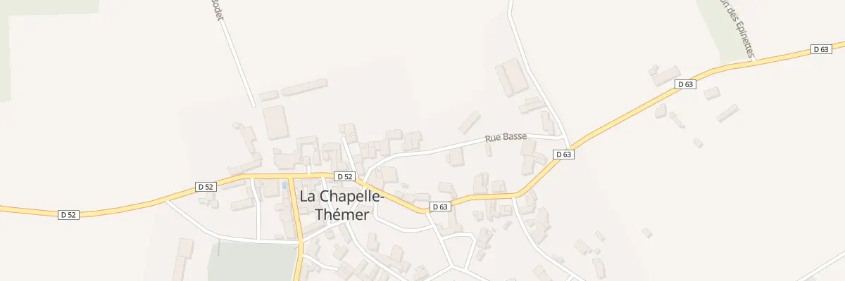 Plan du 15 Rue basse à La Chapelle-Thémer