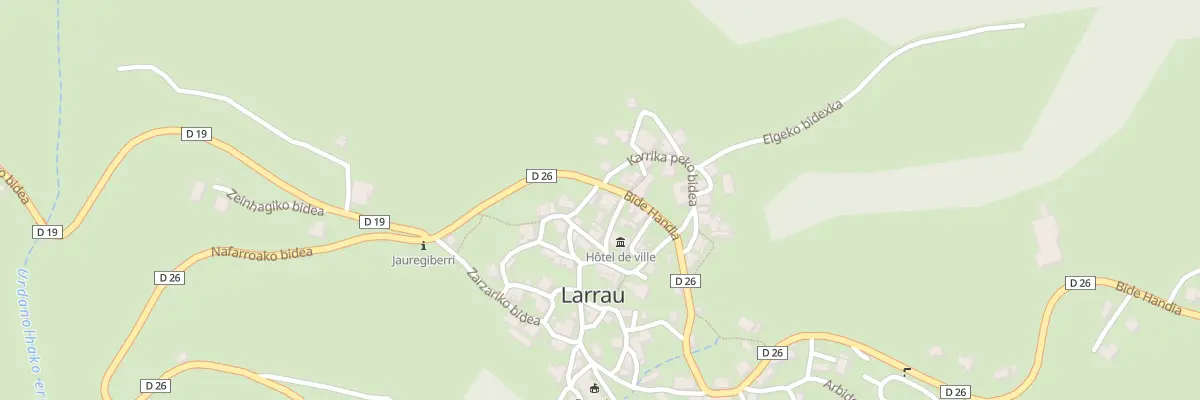 Plan du 757 Bide Handia à Larrau