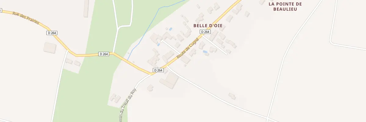Plan du 40 Rte de Cugné à Saint-Christophe