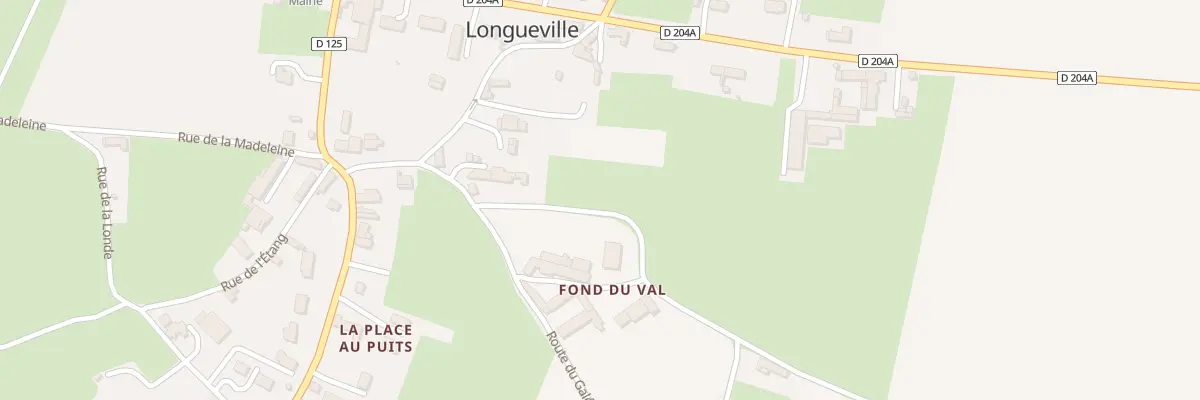 Plan du 3 Rte de Galetay à Longueville