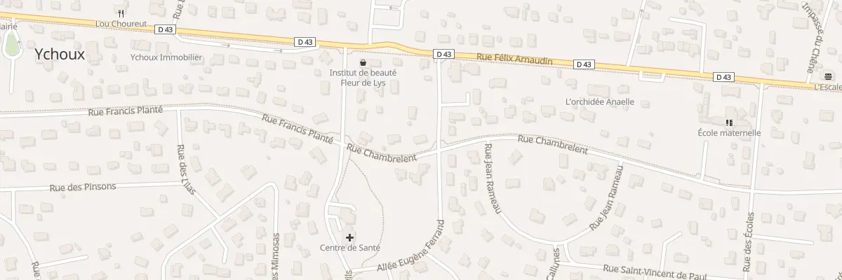 Plan du 5 Rue Chambrelent à Ychoux