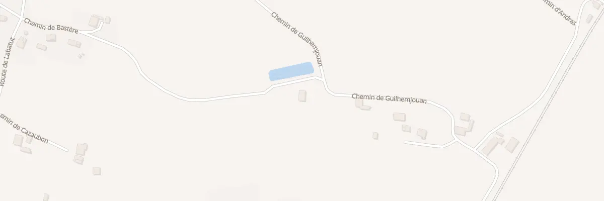 Plan du 470 Che de Guilhemjouan à Misson