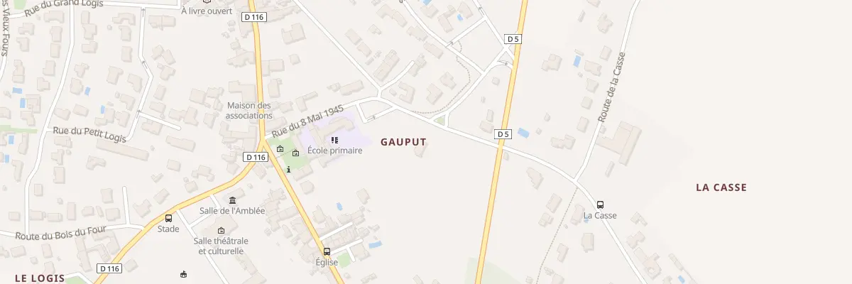 Plan du 8 Che de Gauput à Breuil-Magné