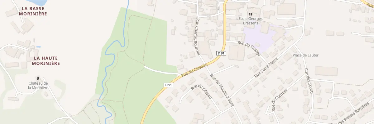 Plan du 11 Rue du Calvaire (Andreze) à Beaupréau-en-Mauges