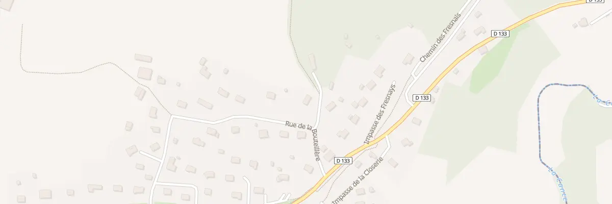 Plan du 41 Rue de la Bouteillere - Romagn à Romagny Fontenay