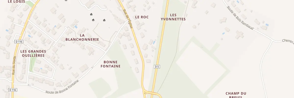 Plan du 27 Rue de l’Eglise à Breuil-Magné
