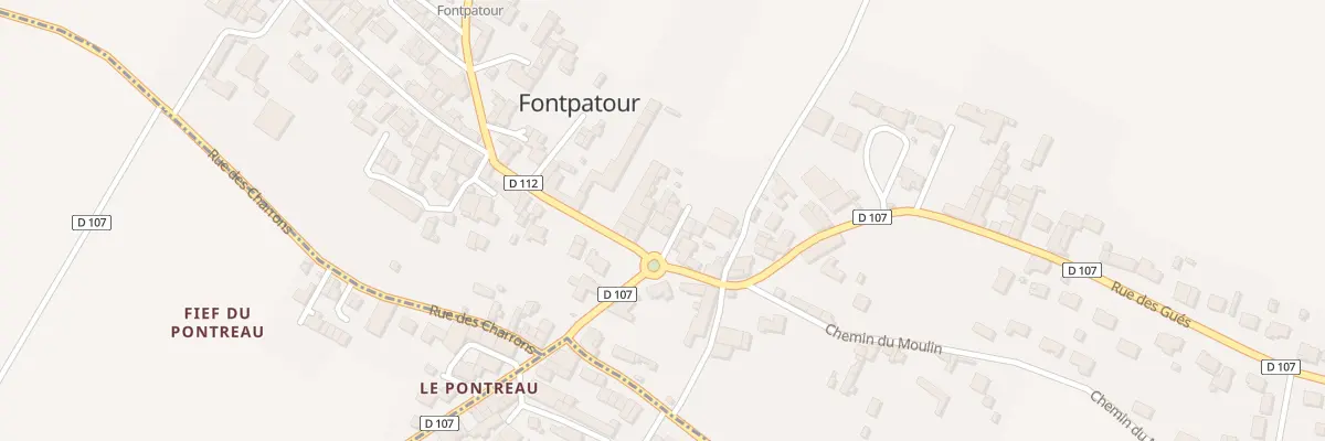 Plan du 2 Rue des Saulniers à Vérines
