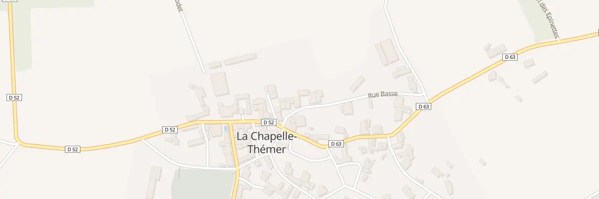 Plan du 7 Rue basse à La Chapelle-Thémer