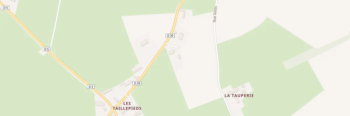 Plan du 222 Rte de Trévières à Bricqueville