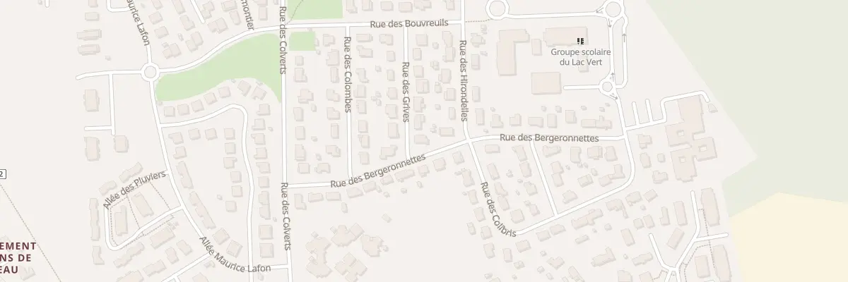 Plan du 9 Rue des Bergeronnettes à Biganos