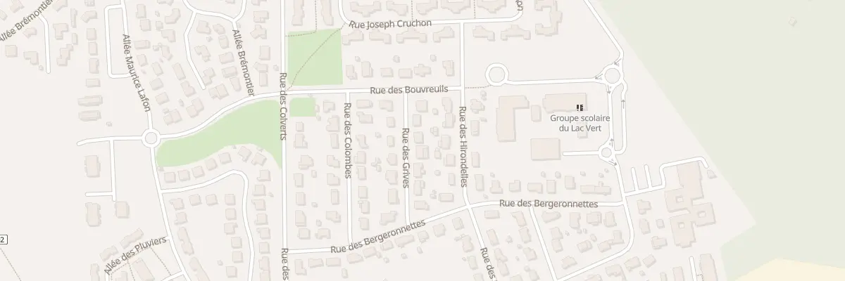 Plan du 8 Rue des Grives à Biganos