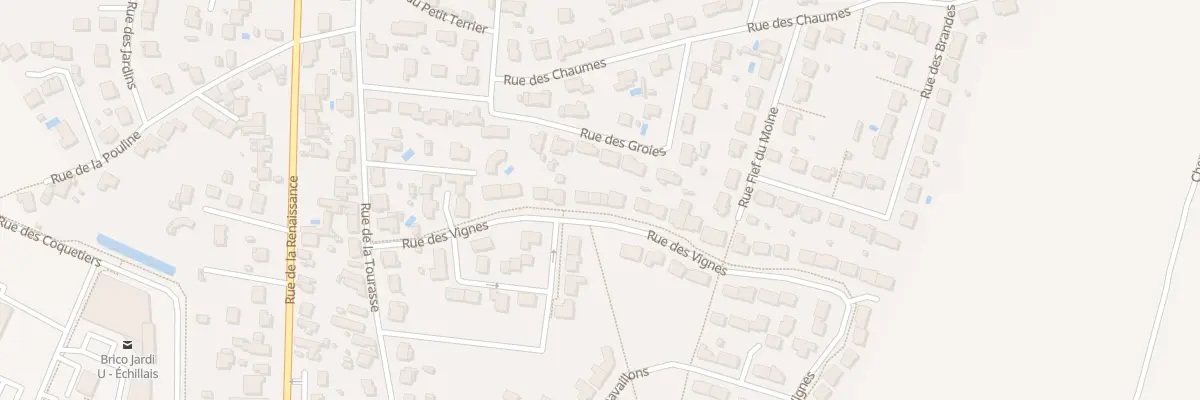 Plan du 78 Rue des Vignes à Échillais