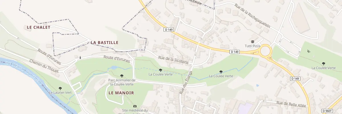 Plan du 11 Rue de la sicoterie à Mortagne-sur-Sèvre