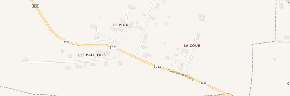 Plan du 5004 Le Bourg au Mesnil-Robert