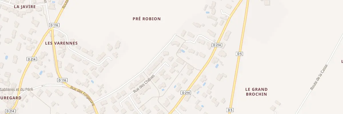 Plan du 34 Rue des Chênes à Breuil-Magné