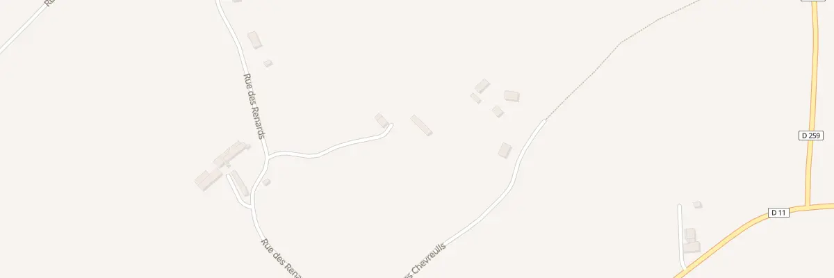 Plan du 2 Rue des Renards à Saint-Jean-d’Elle