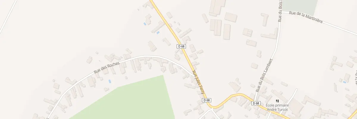 Plan du 2 Rue des roches au Langon