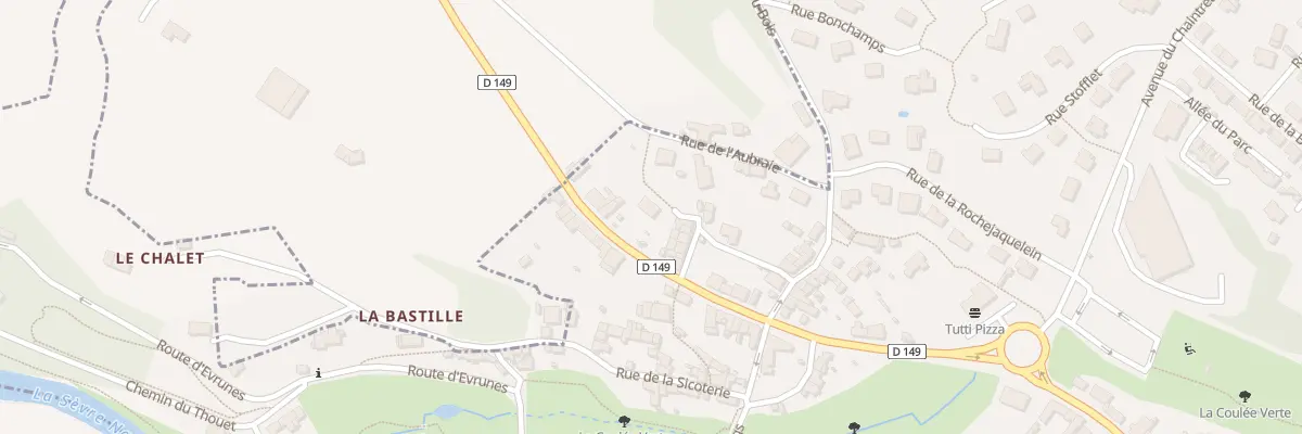 Plan du 47 Rte de Nantes à Mortagne-sur-Sèvre