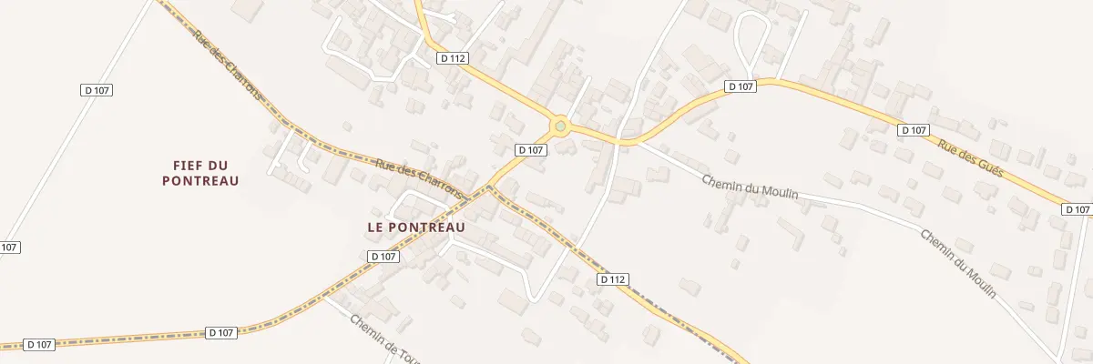 Plan du 2 Rue des Gués à Vérines
