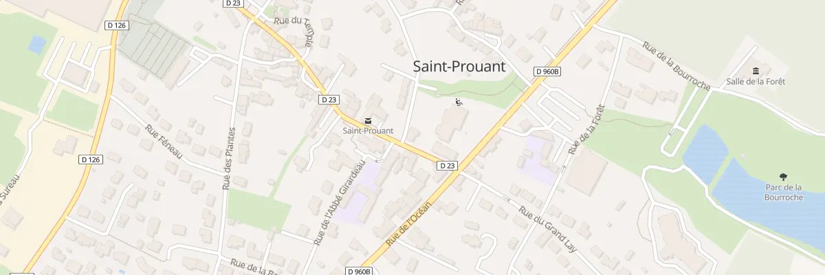 Plan du 4 Rue georges clemenceau à Saint-Prouant