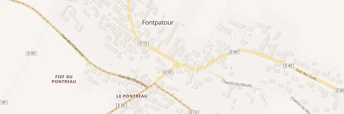 Plan du 4 Rue des Saulniers à Vérines