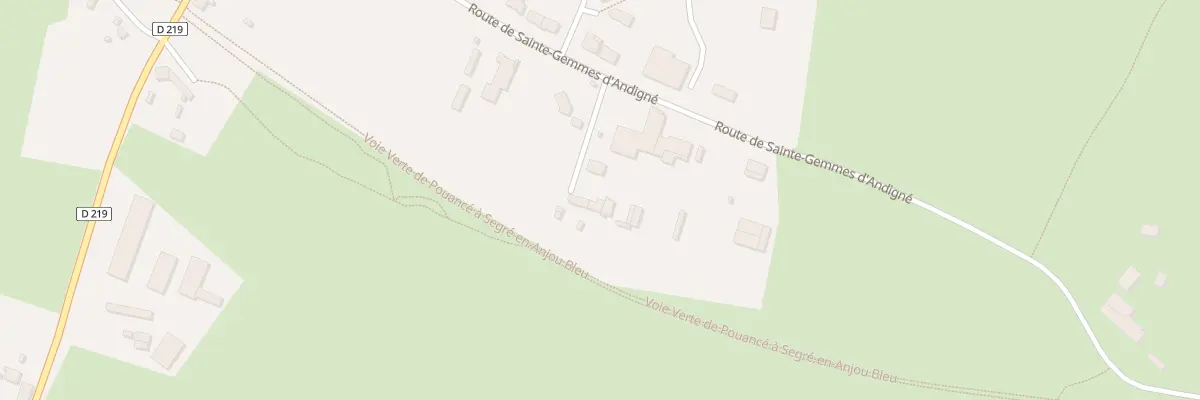 Plan du 5664 Chem de la Maison Neuve Noyant à Segré-en-Anjou Bleu