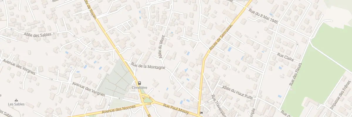 Plan du 18 Rue de la Montagne à Meschers-sur-Gironde
