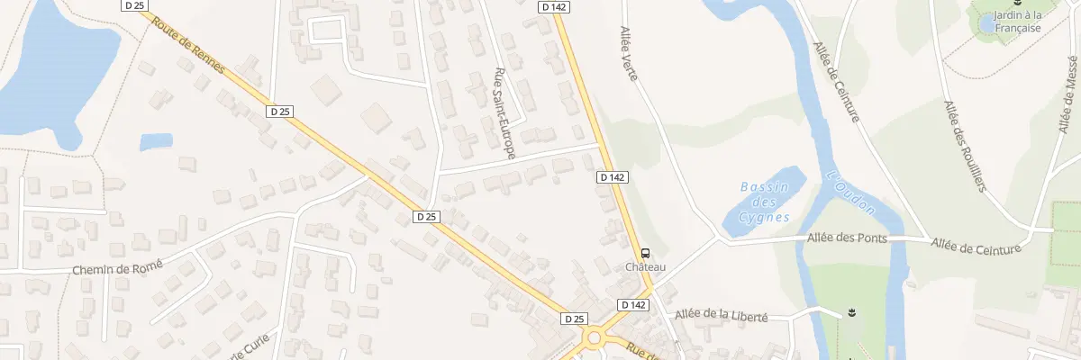 Plan du 3 Rue du Grand Cerf à Craon