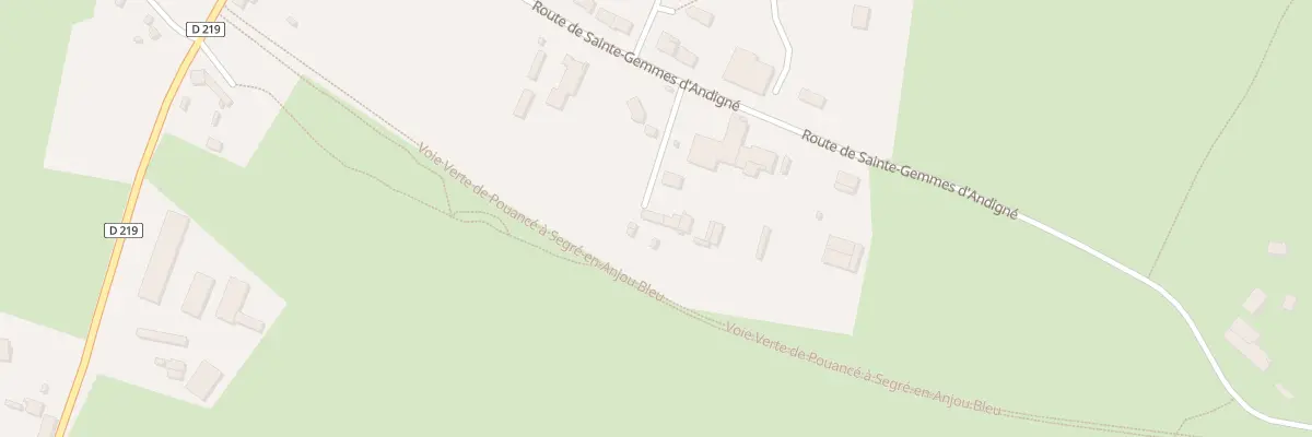 Plan du 5663 Chem de la Maison Neuve Noyant à Segré-en-Anjou Bleu