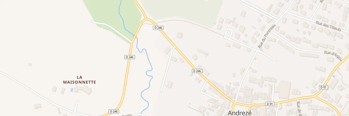 Plan du 22B Rue de Beuvron (Andreze) à Beaupréau-en-Mauges