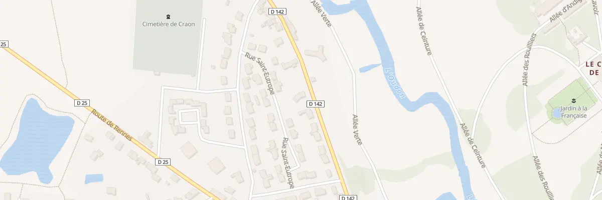 Plan du 45 Rue de Zikisso à Craon