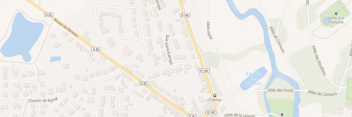 Plan du 4 Rue du Grand Cerf à Craon