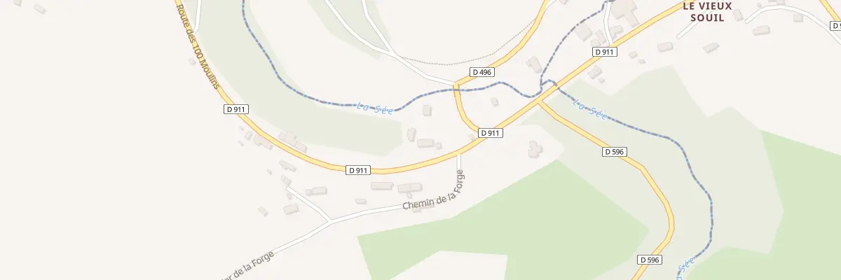 Plan du 4 Le Pont de la Forge à Brouains