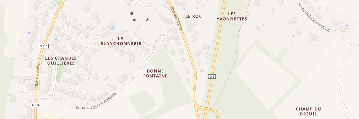Plan du 36 Rue de l’Eglise à Breuil-Magné