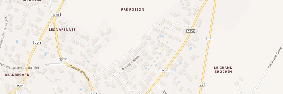 Plan du 37 Rue des Chênes à Breuil-Magné