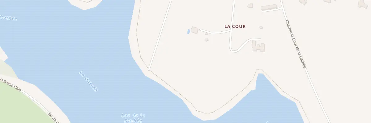 Plan du 2 Rte La Cour de la Dathee -St M à Noues de Sienne