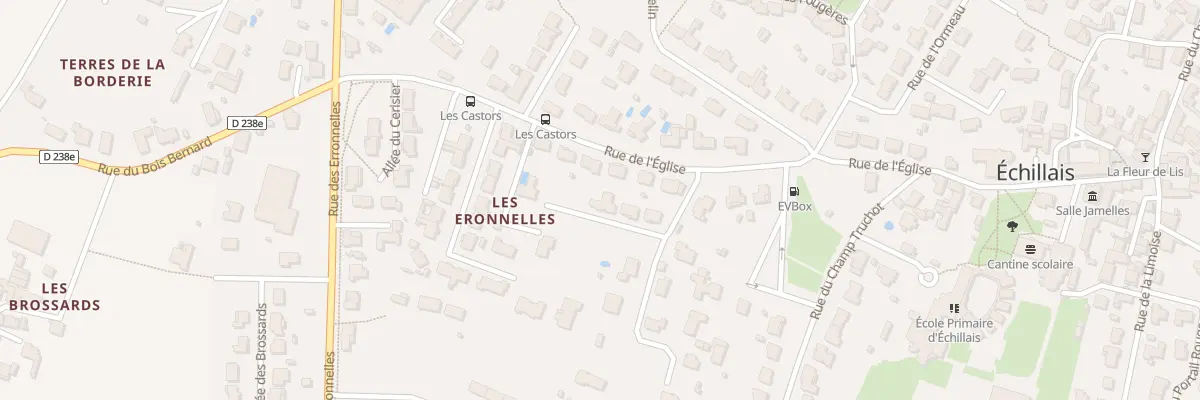 Plan du 5 All de la Petite Ferme à Échillais