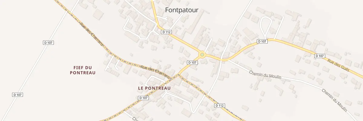 Plan du 1T Rue des Gués à Vérines